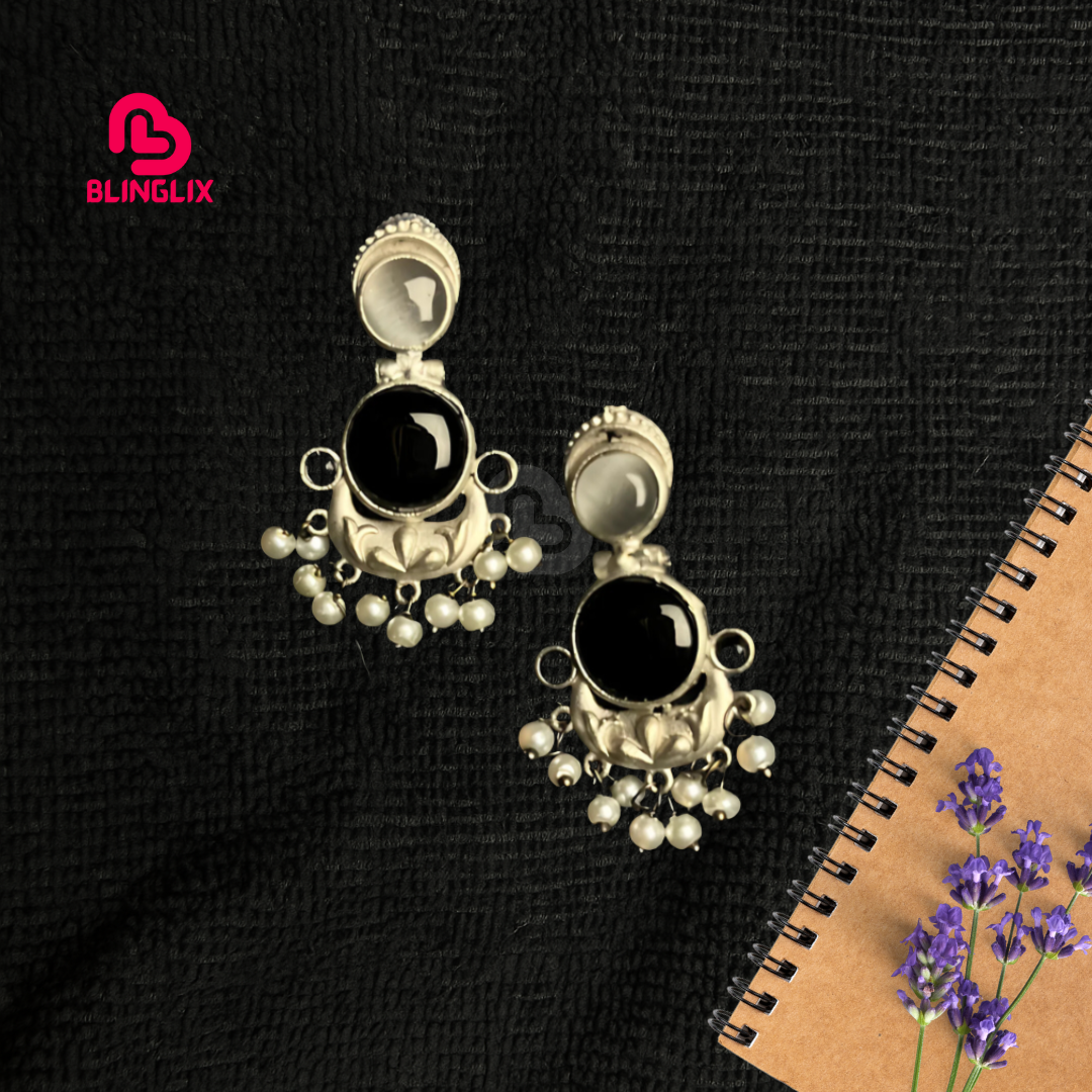 Premium Jaipuri Oxidized Set Of 6 Earrings