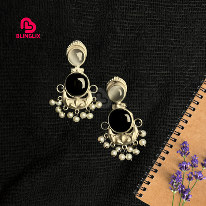 Premium Jaipuri Oxidized Set Of 6 Earrings